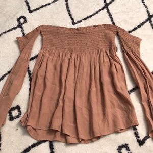 Forever 21 bell sleeve off the shoulder top